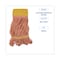 Unisan 5 in Looped-End Wet Mop, Orange, Cotton/Synthetic, PK12, UNS 501OR UNS 501OR - alternate 4
